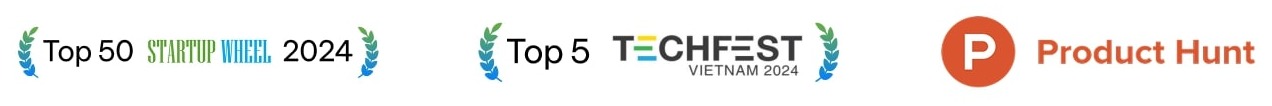 Top 50 Startup Wheel 2024, Top 5 TechFest Vietnam 2024, Product Hunt